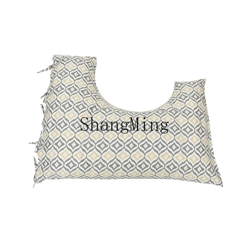 ZYY side sleeping u-shaped sleeping special throw pillow removable and washable pillow buckwheat shell pillow