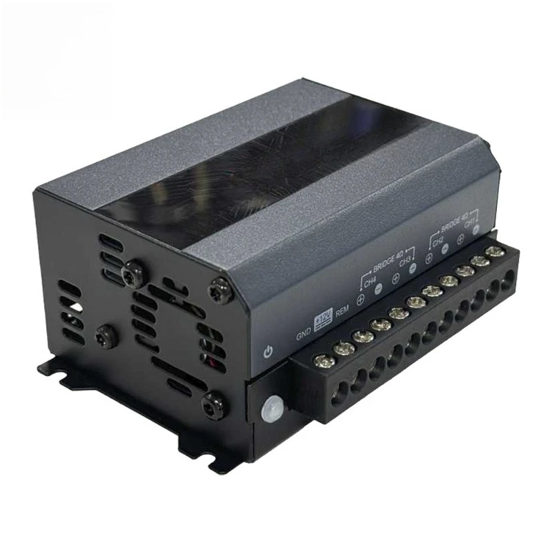 100W * 4CH automotive amplifier class D for audio systems with crossovers and equalizers
