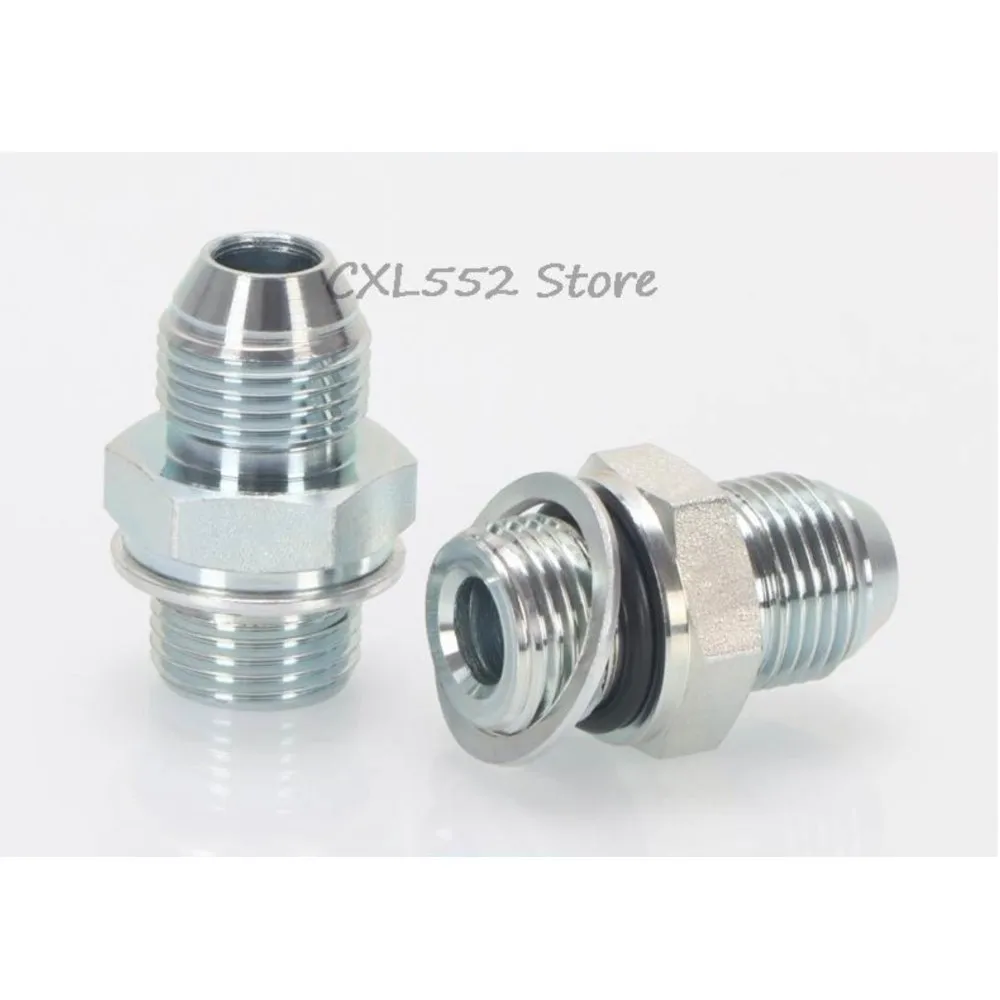 

1Pc 1/4" 3/8" 1/2" 3/4" Male type 60° Outer Cone D type 1SG Series Pneumatic Hydraulic Connector Accessories
