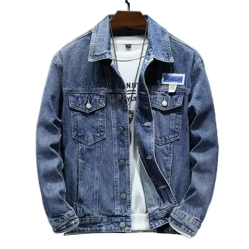 Workwear Jean Jacket Men\'s New Casual Denim Jacket In Spring And Autumn