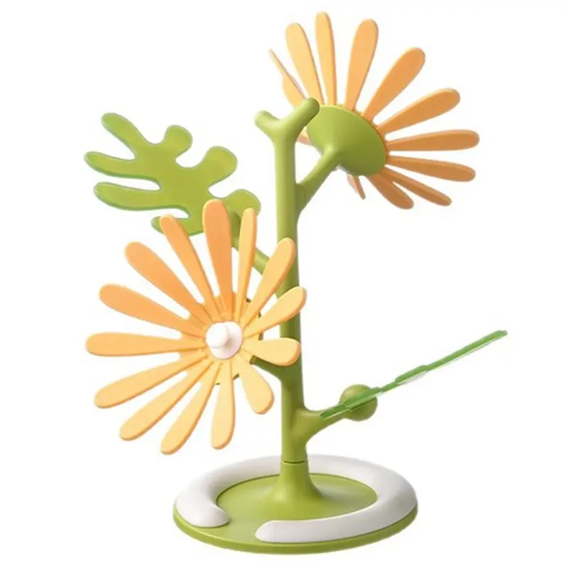 ABJN-Non-Slip Daisy Shaped Flower Coaster Insulated Tea Mat Coffee Cup Holder DIY Home Tableware YELLOW