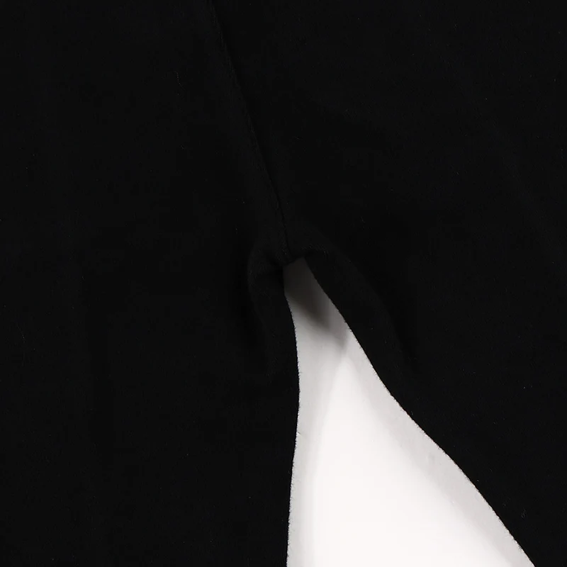Jungen- und Mädchen-Lange Hosen Schwarze Baumwolle Familien-Set Taillenverstellbare Elastische Hosen Herbst/Winter Kinderkleidung Hosen mit Reißverschluss vorne – Detail 12