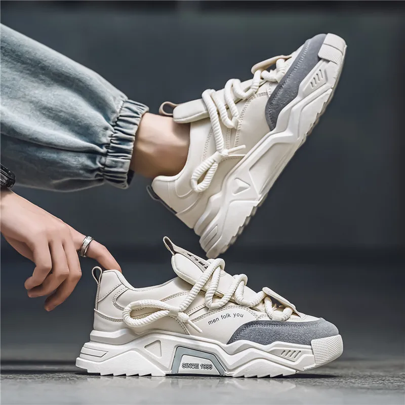 The 2026 new men's casual sports shoes are durable, comfortable, breathable, thick-soled and wear-resistant  shoes for men