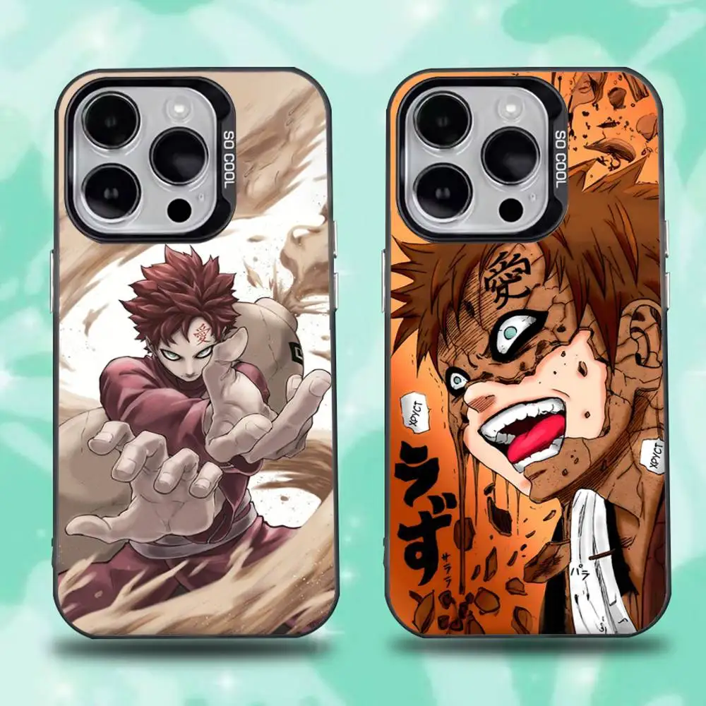 

Anime G-Gaara Eyes Phone Case For iPhone 16,15,14,13,12,11,Pro,Max,Plus,Mini,XS,SE Anti Fall Black Matte Hard Bumper