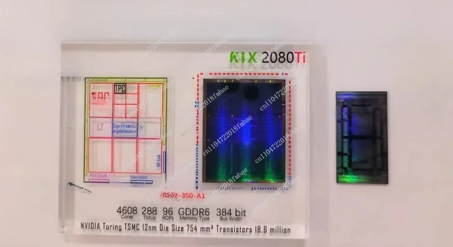 Suitable for RTX2080Ti GPU graphics card core wafer decoration