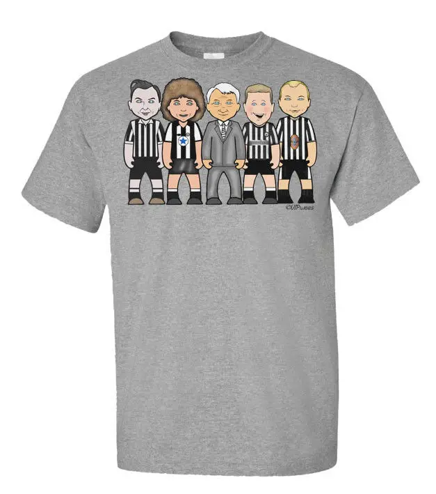 Toon Legends By VIPwees Mens ORGANIC Cotton T-Shirt Inspired By Newcastle Gift