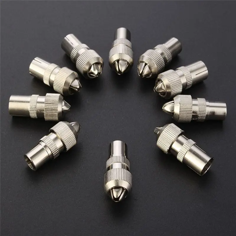 THIVN-20Pcs (10 X Male, 10 X Female)TV Aerial Coaxial Cable Connectors Adaptor