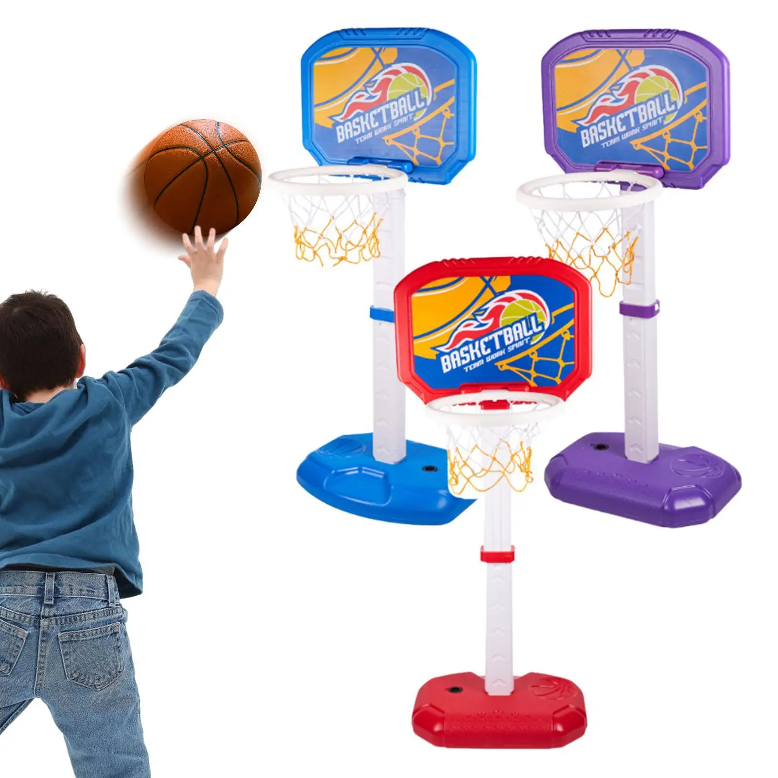 

Kids Basketball Hoop Pool Basketball Hoop Play Fun Adjustable Height Basketball