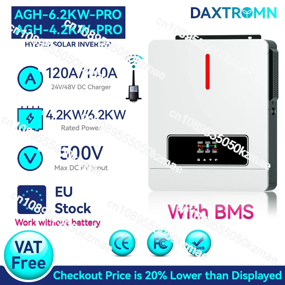 Solar power generation inverse control integrated machine 3.6KW/24V MPPT120A grid-connected and off-grid compatible