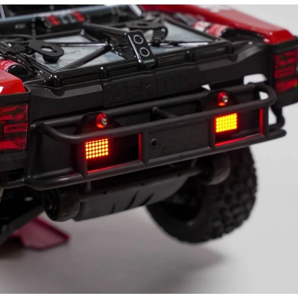 RC Car Custom Size LED Light Set Front Spotlight Roof Tail Lamp Replacement Parts For 1/8 Arrma Mojave 4S Upgrade Decor