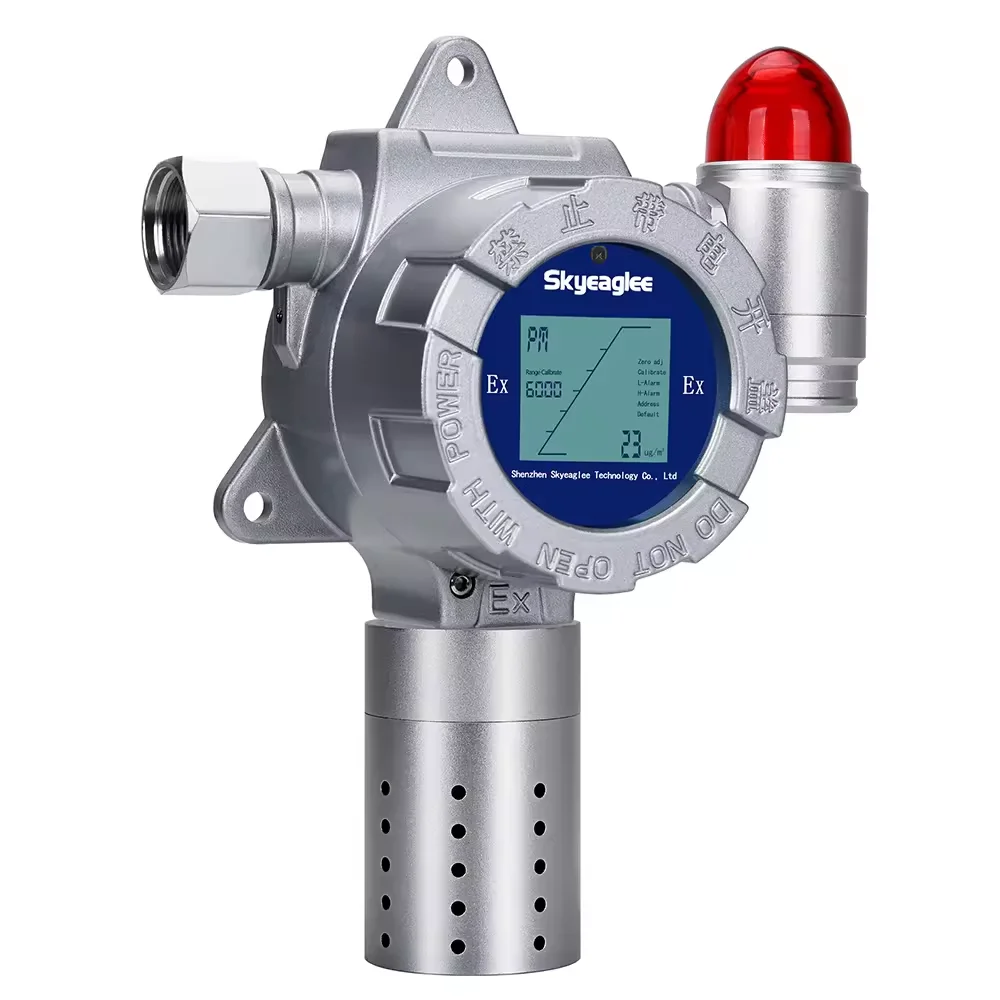 

Онлайн-детектор концентрации пыли PM2.5 Анализатор TSP Сигнализация Майстерня Обнаружение электростатической заряда Взрывозащищенное оборудование
