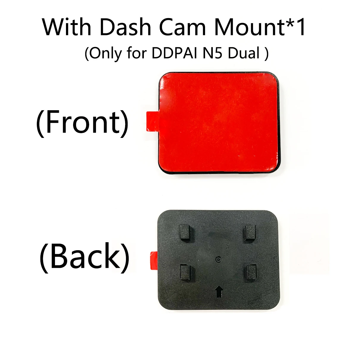 For DDPAI Dash Cam N5 Dual Mount Static Stickers for DDPAI Car DVR N5 Dual film holder