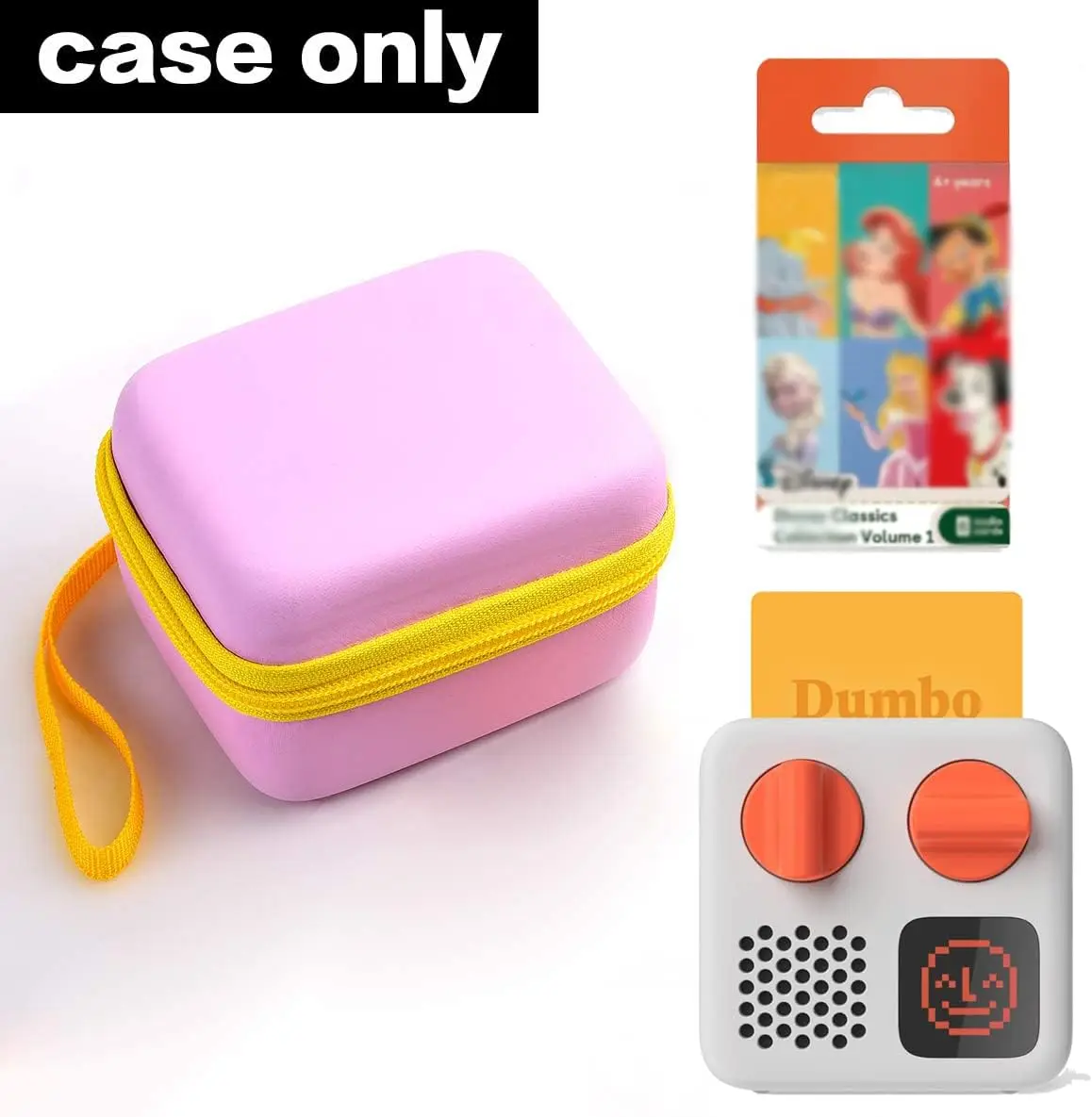 Case Compatible with Yoto Mini Kids Audio & Music Player. Storage Holder Carrying Bag for Childrens Speaker Plays Audiobook Card