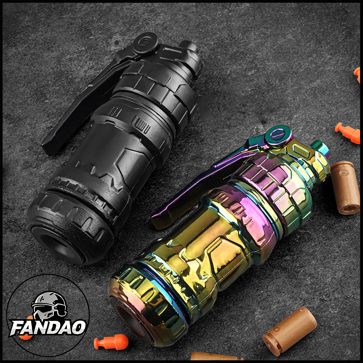 

New EDC Adult Handheld Stress Reduction Toys Stun Grenade Fingertip Rotator Miniature Handgun Toy Help Relieve Stress Anxiety