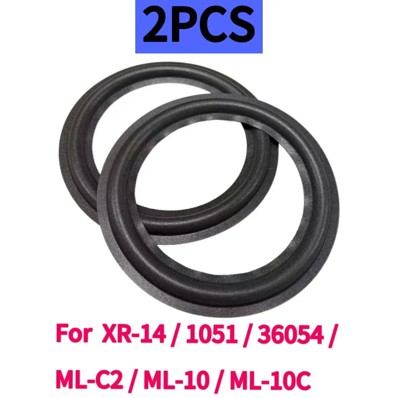 For McIntosh XR-14 1051 36054 ML-C2 ML-10 ML-10C Speaker Foam Repair Folding Edge Ring （2PCS）