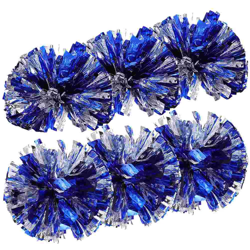 6Pcs Cheerleading Pompoms Cheerleader Pom Poms Cheer Poms Cheering Hand Flowers