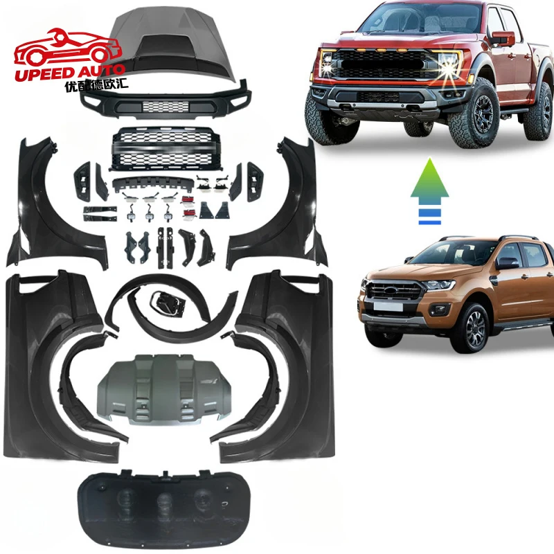 

Suitable for Ford T6 T7 T8 models, upgraded F150 version, modified front rear body kit with heads and tails