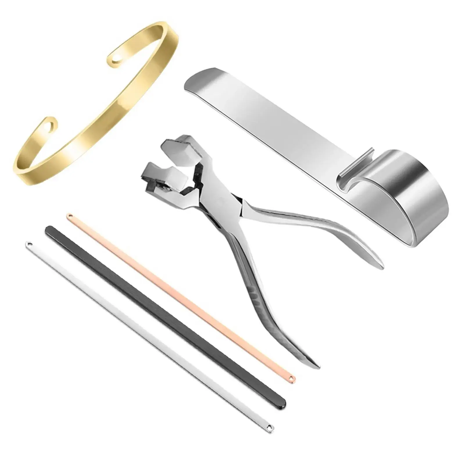 Portable Bracelet Bending Bar DIY Stainless Steel Craft Cuffs Forming Bangle