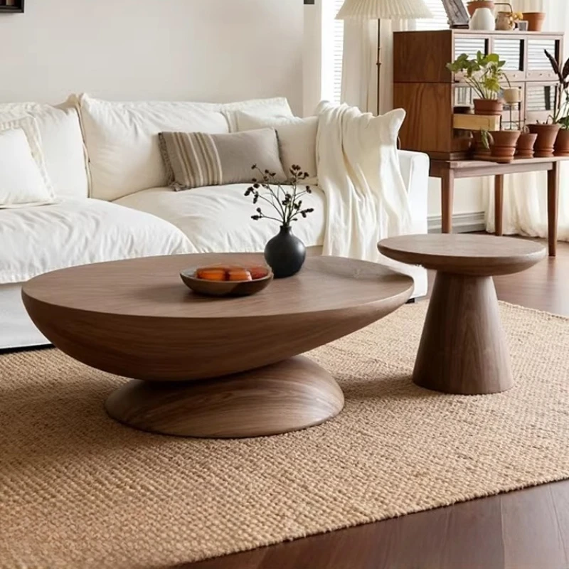 Mesas de Centro Modernas de Madera, Diseño de Alta Calidad, Mesas de Centro de Madera para Sala de Estar, Muebles para el Hogar