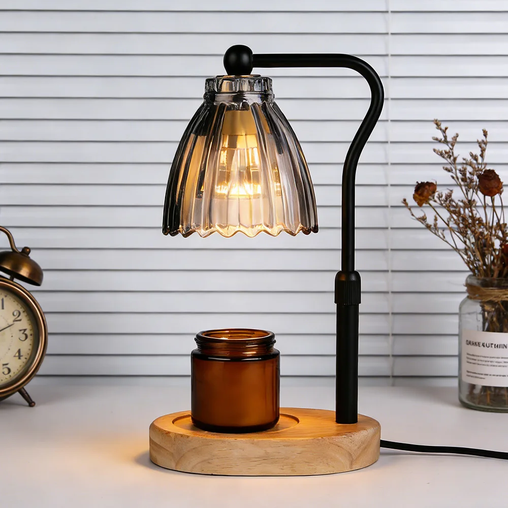 Fragrance Candle Warmer Lamp with Timer Dimmer Nordic Heat Aromatherapy Wax Melting Lamp for Birthday Gifts Office New HomeDecor