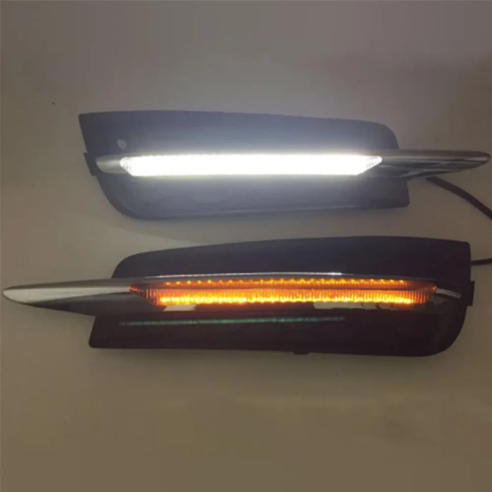 

For Chevrolet Cruze DRL Driving Daytime Running Light Fog Lamp Relay Daylight Styling Yellow Turn Signal 2009 to 2013