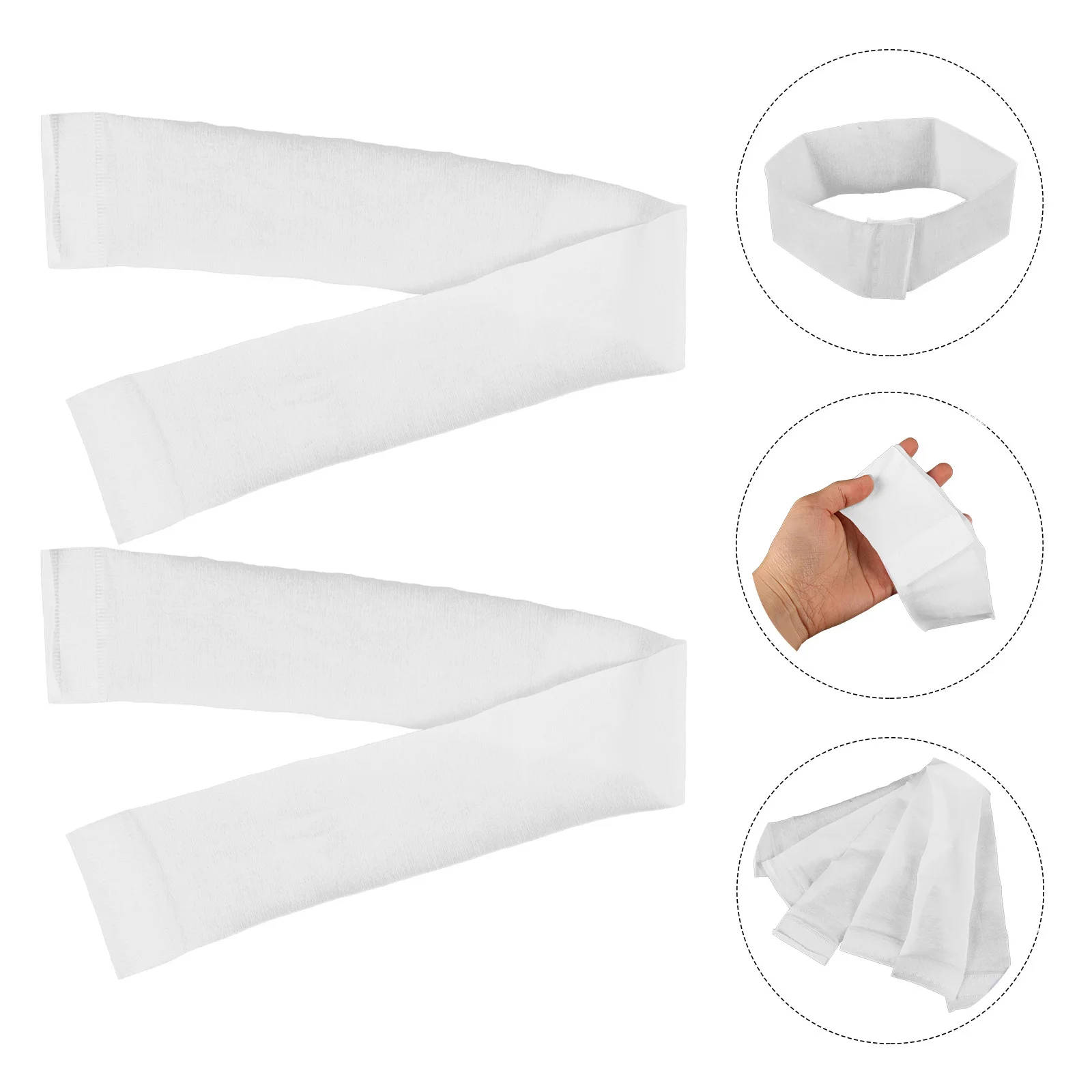 

50 шт. нетканые эластичные одноразовые повязки на голову, мягкая повязка на голову для лица для спа-салона, ухода за кожей, макияж, мытье лица, повязка на голову для мытья лица