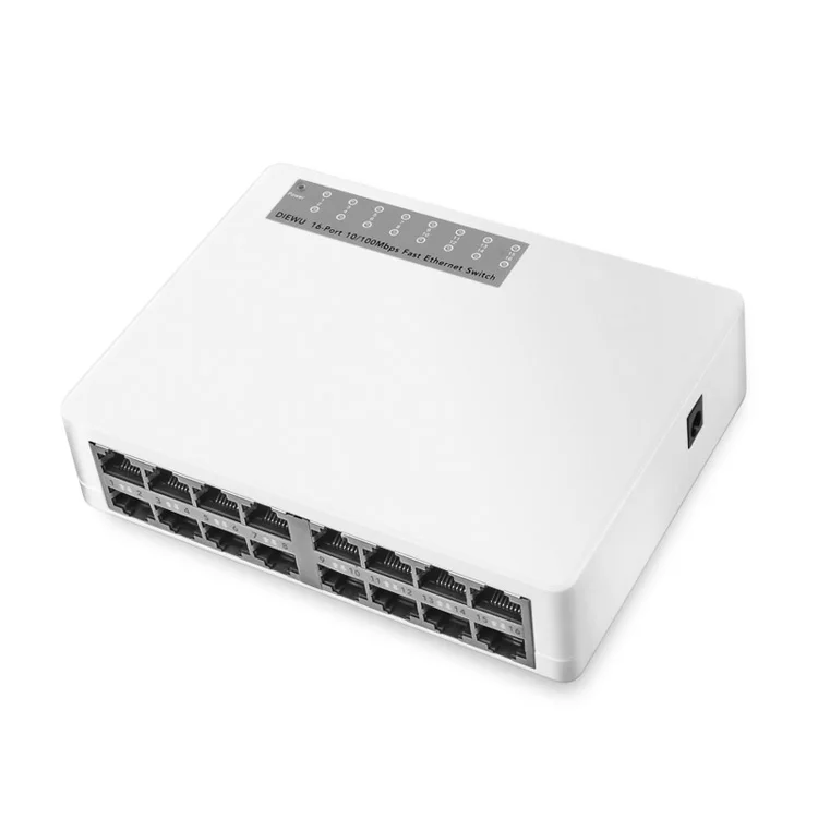 DIEWU IP1717 شرائح 16 منفذ إيثرنت سريع