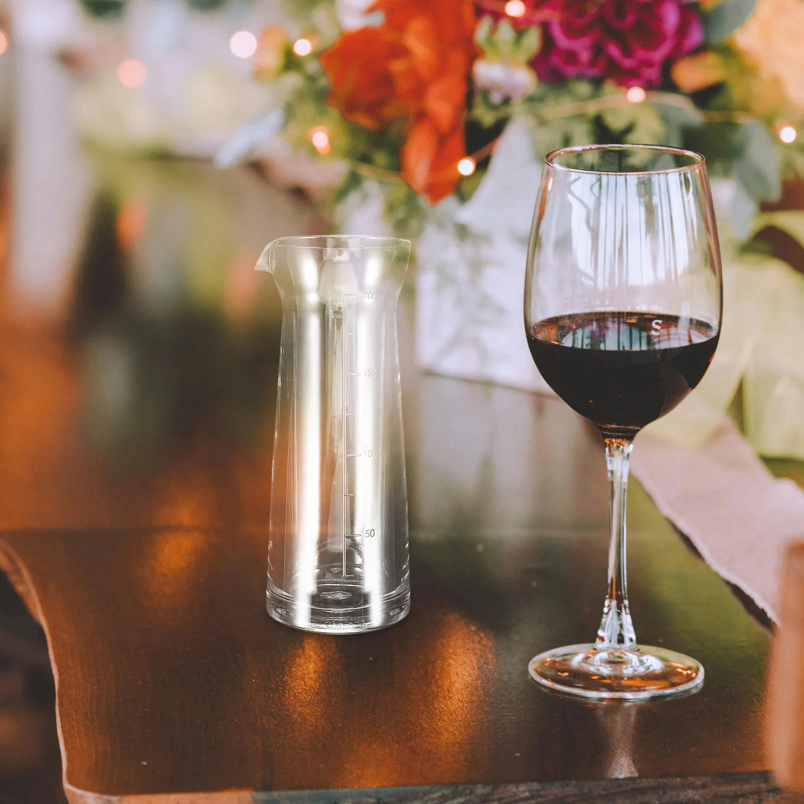 Wine Acrylic Beverage Decanter Individual Serving Carafe Glass for Transparent Water