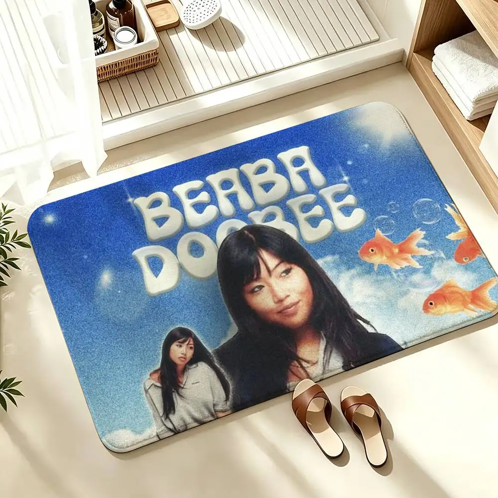 S-Singer B-Beabadoobee  Soft Absorbent Decorative Floor Mat for Bathroom Entryway Living Room