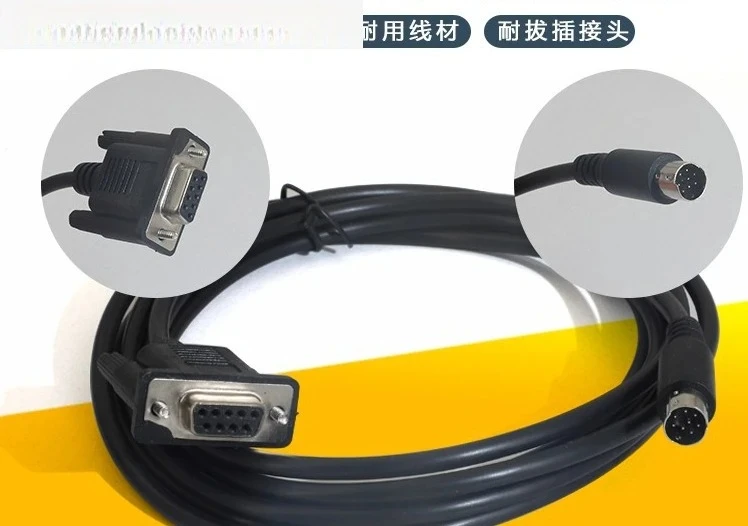 

MCGS touch screen communication connection download cable