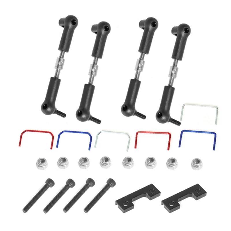 BEDW-Anti-Roll Bar Kit voor Traxxas 1/16 Revo, Slash RC auto-upgradeonderdelen