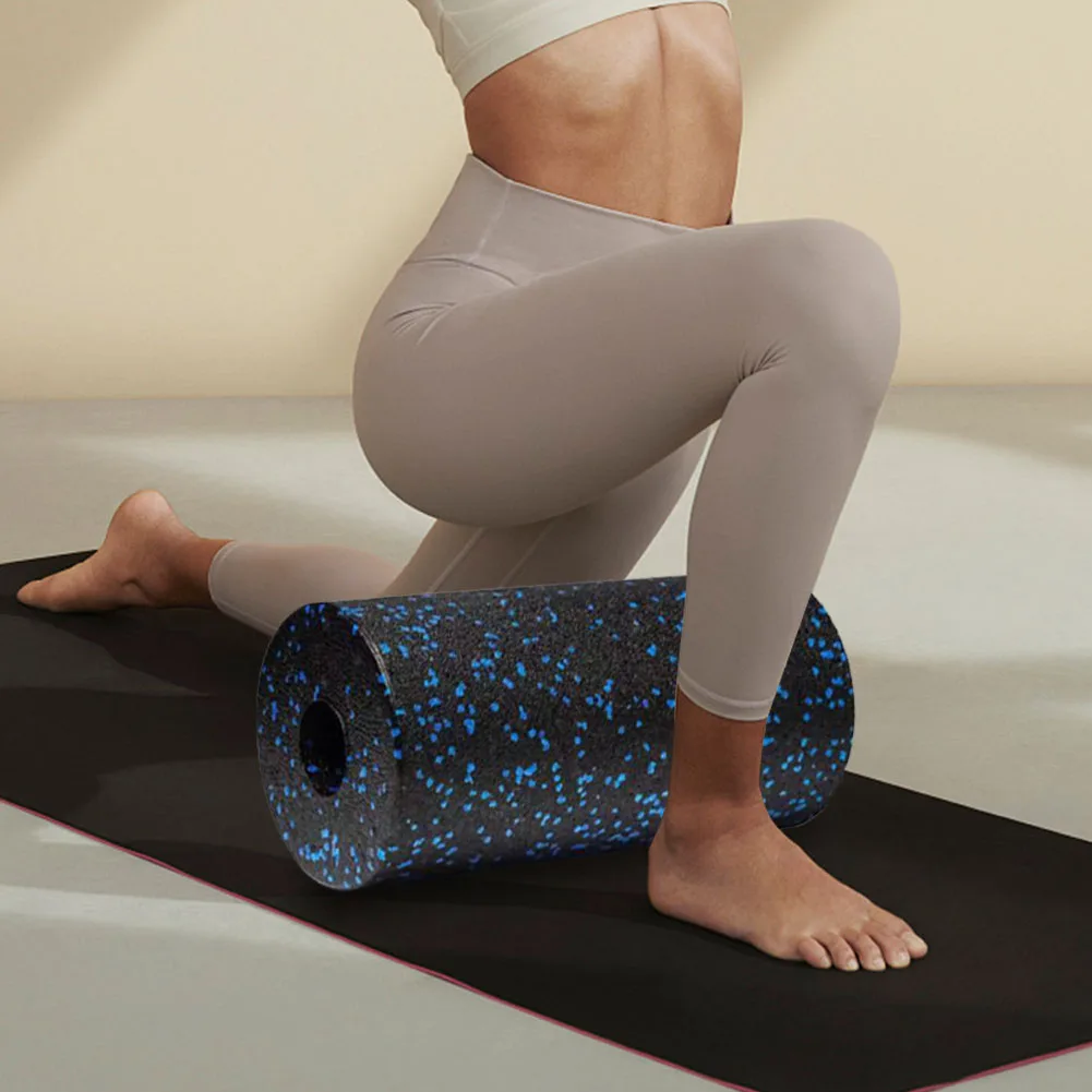 Foam Roller Yoga Column High Density Exercise Roller Multi-Function EPP Hollow Massage Roller Non Slip for Bodybuilding