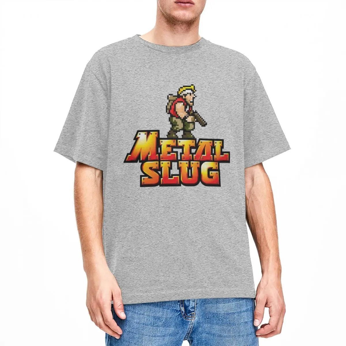 Men Women Metal Slug Game Shirt Apparel Classic Gaming 100% Cotton Tops T-shirt Awesome Tees New Arrival