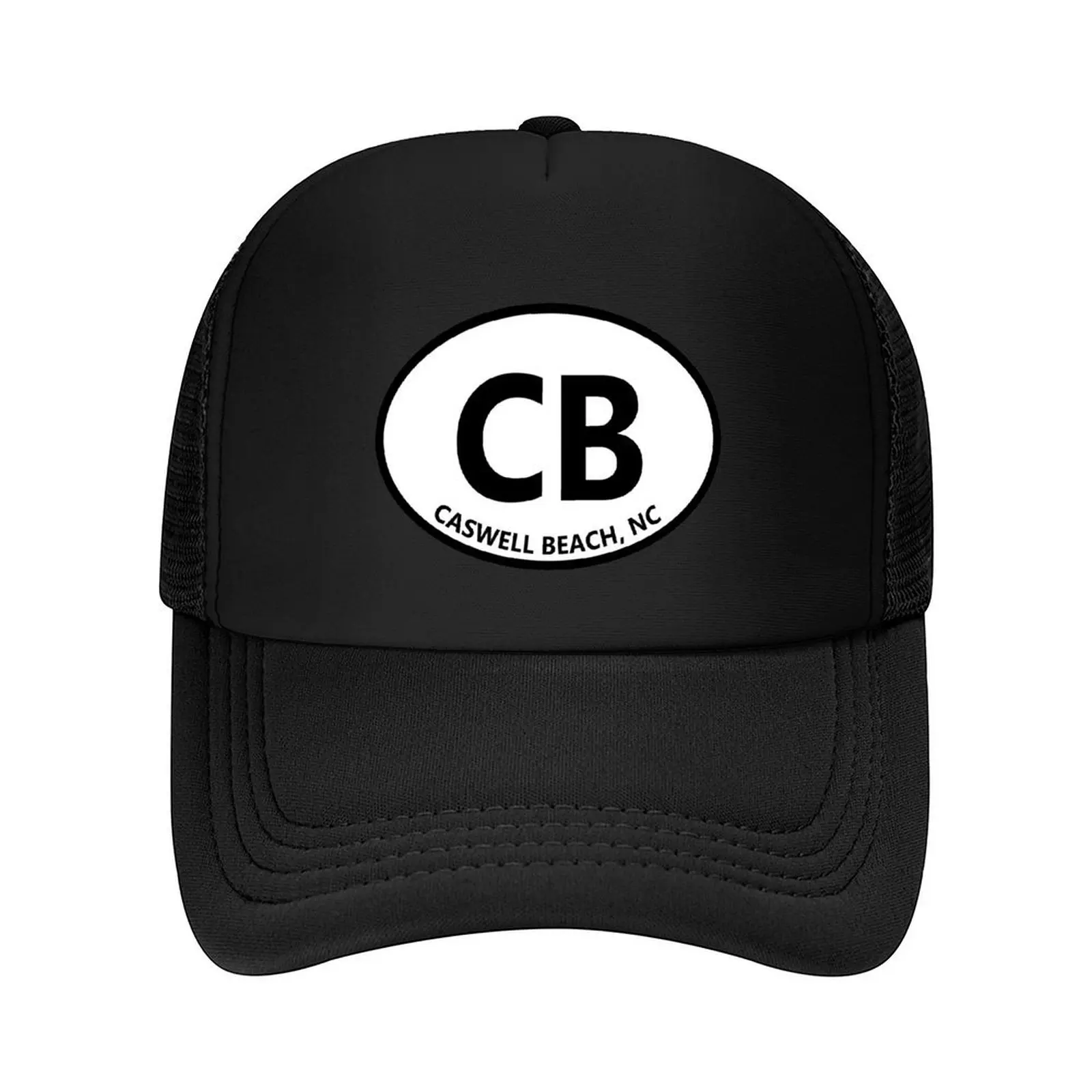 

CB - Caswell Beach NC Modern Style Oval Design Baseball Cap funny hat Ball Cap |-F-| sun caps Male Women's