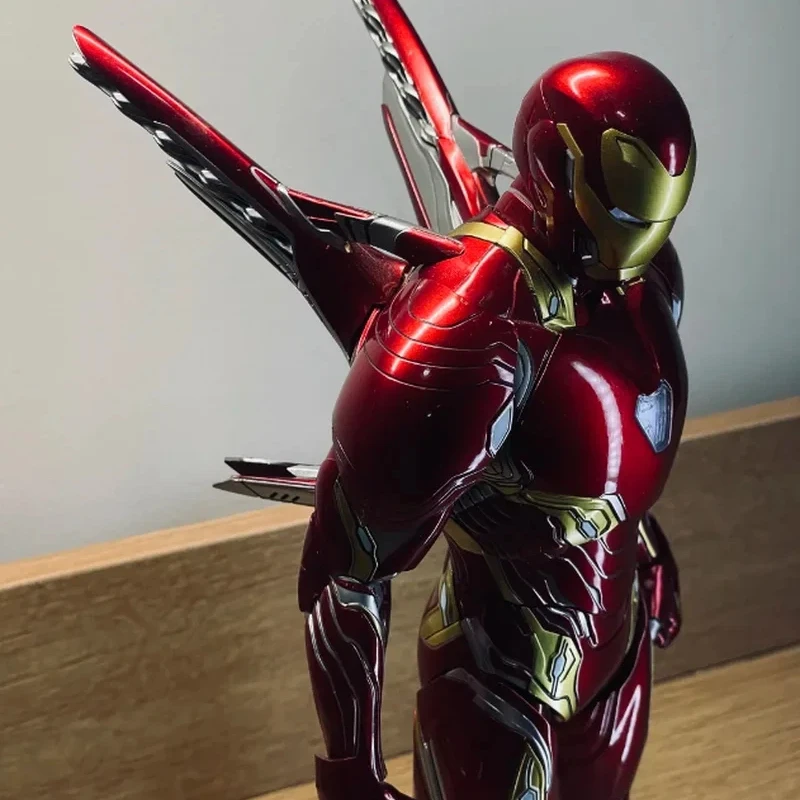 

New Marvel Avengers Iron Man Mk50 Anime Action Figure Trendy Toy Statue Desktop Decoration Birthday Surprise Gift For Boys