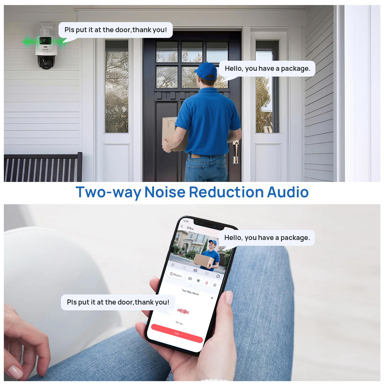 

Hikvision DS-2SE2C400MWG-E/14 POE Color TandemVu 4MP+4MP Fixed Lens PT Network Camera Hik-Connect Smart Hybrid Light CCTV System
