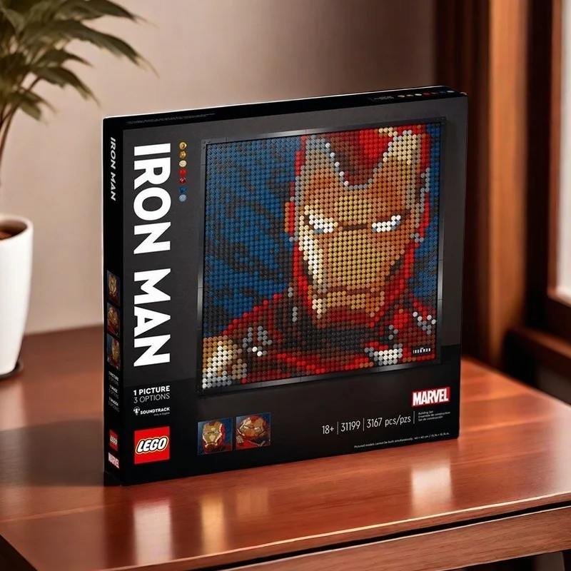 

31199 LEGO is a collage set themed around Iron Man, part of the LEGO Art Life series, and a great gift