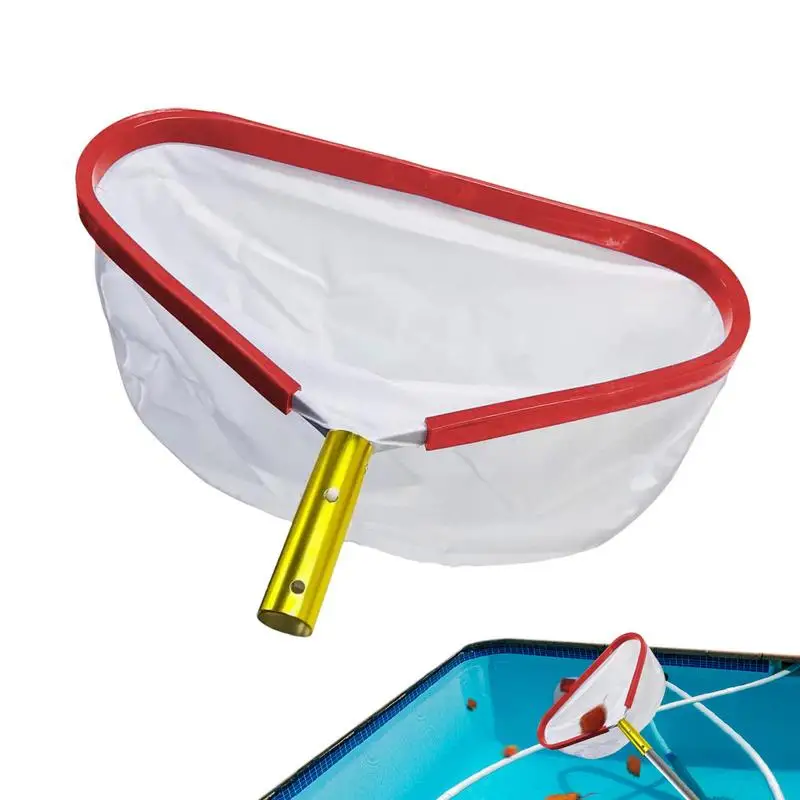 

Pool Leaf Skimmer Leaf Net Skimmer For Pool Cleaning Stable Aluminum Handle Net Large Capacity Cleaning Tool For Fountain Hot