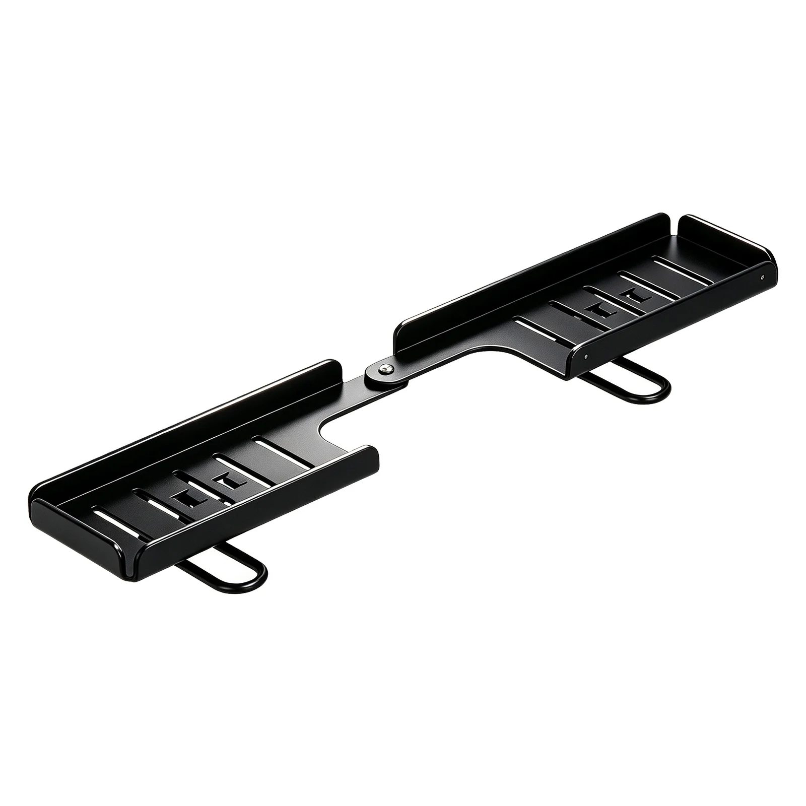 1 Pack Sink Organizer Rack Carbon Steel for Kitchen Faucet Storage Double Layer Draining Sponge Holder Durable Sturdy