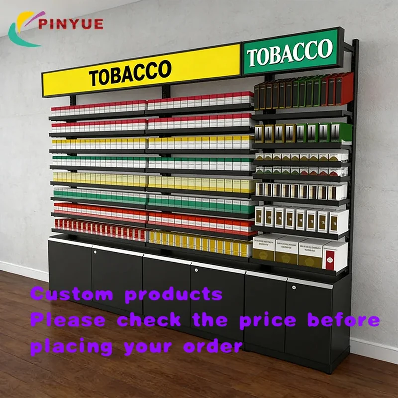 custom.Rotating Display Rack Adjustable Shelves Fixture Lockable Storage Custom Top Signage Bran
