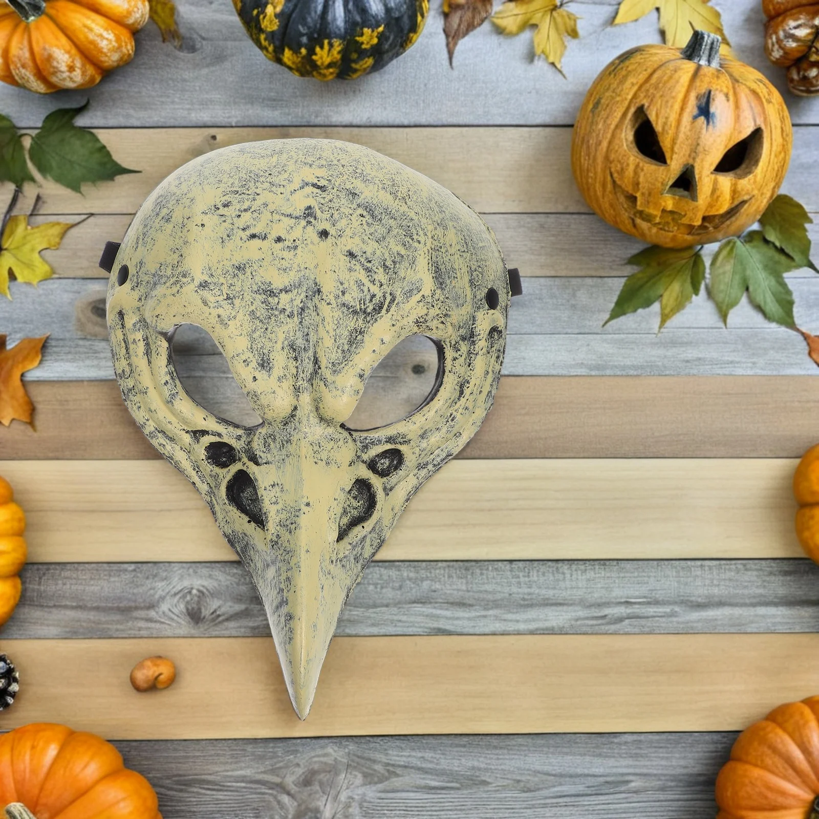 

Halloween Lightweight Pu Realistic Design For Cosplay Masquerade Party Festival Face Cover Halloween Cosplay Skull Bird