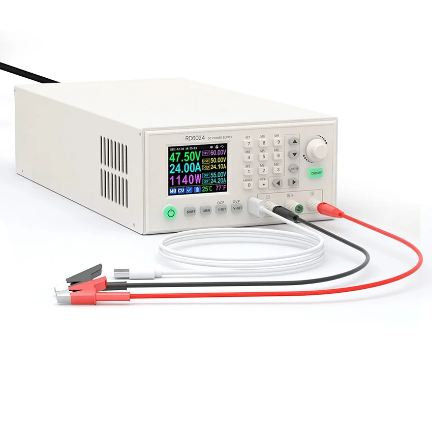 Conjunto Montado Controle Digital ca Estabilizada para cc Tensão Ajustável Regulador de Fonte de Alimentação de Laboratório 60v 24 a 1140w 1440w Rd6024
