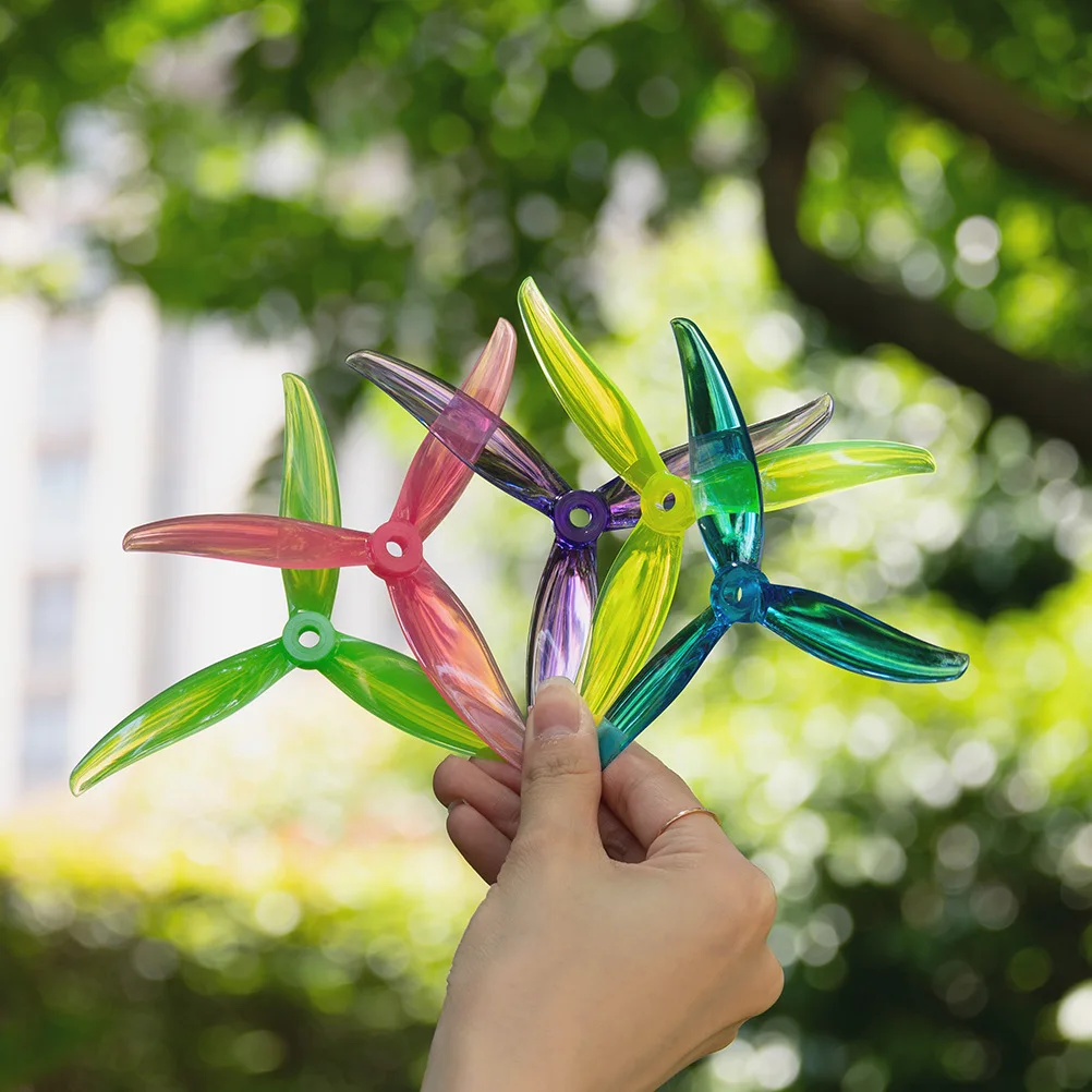 HQPROP MCK joint version 5.1 inch 3-leaf racing flower flying cross machine FPV propeller (2 positive and 2 negative)