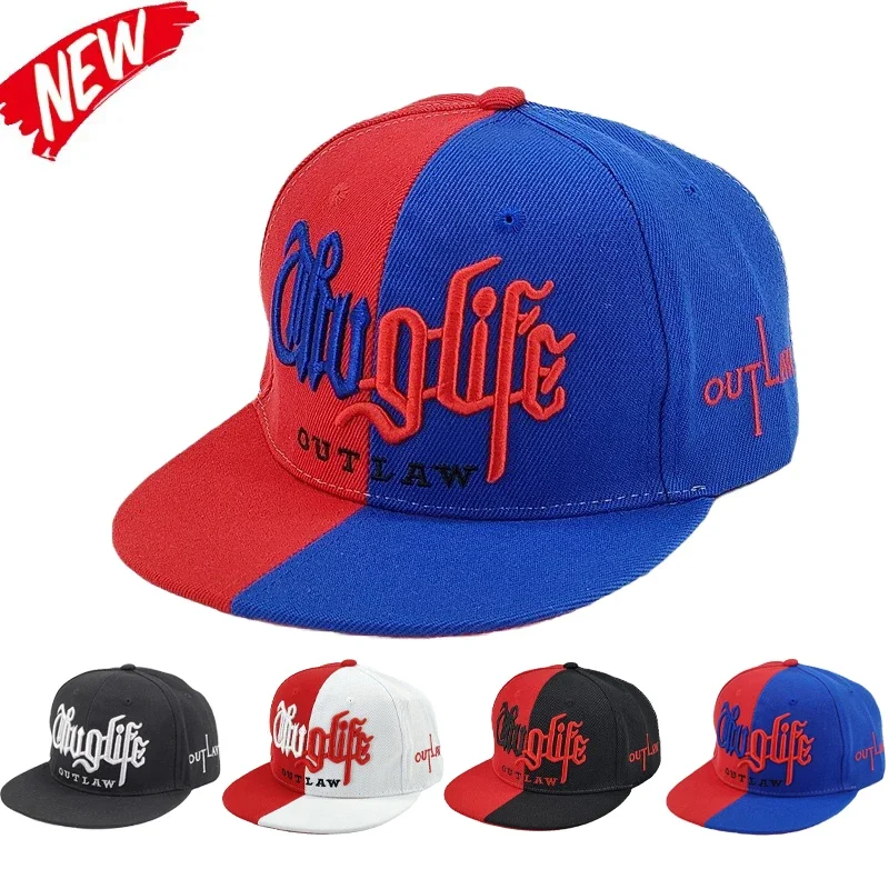 Fashion Fastball CAP Thuglife Embroidery Hiphop Baseball Cap Snapback Hat Bone Adjustable Casual Designer Cap Men Gorras Hombre