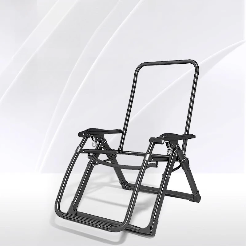 

Outdoor Leisure Chair Patio Camping Folding Chair Metal Frame Comfortable Seat Sturdy Weight Capacity Spiaggia Outdoor Furniture