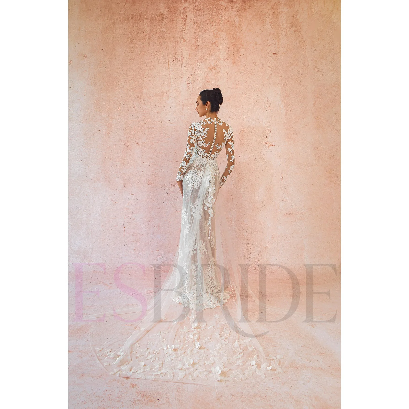 ESBRIDE Abito da ballo Abito da sposa Abito da festa di lusso Personalizzato Dubai Completo da principessa Appliques Abiti da sposa Abiti lunghi fino al pavimento