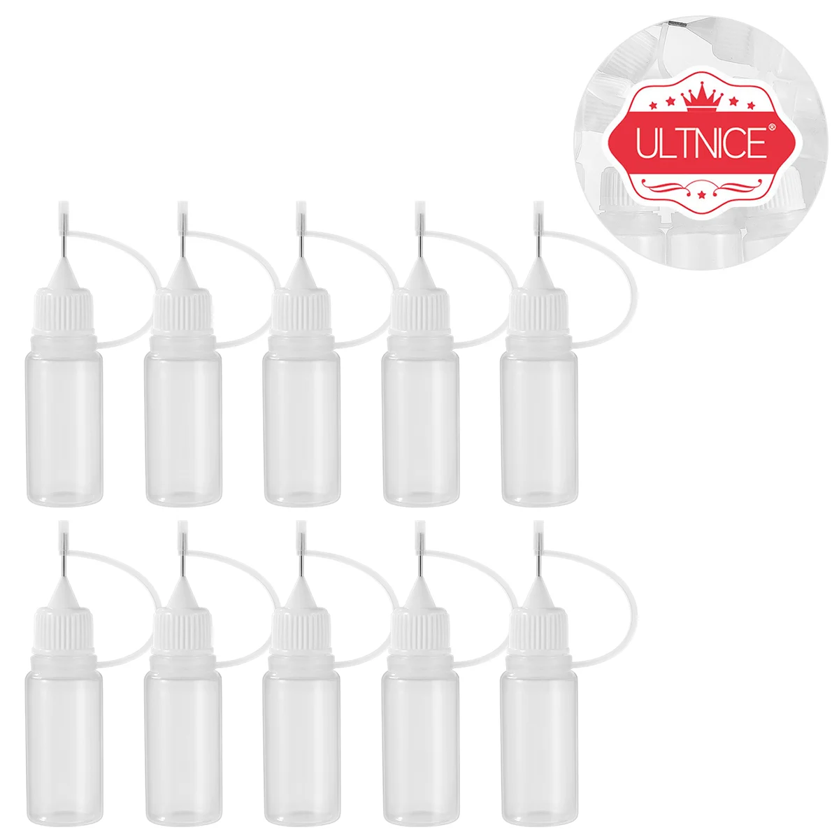 Needle Tip Glue Bottles Liquid Needle Bottles Applicator DIY Empty Bottles for Home Workplace