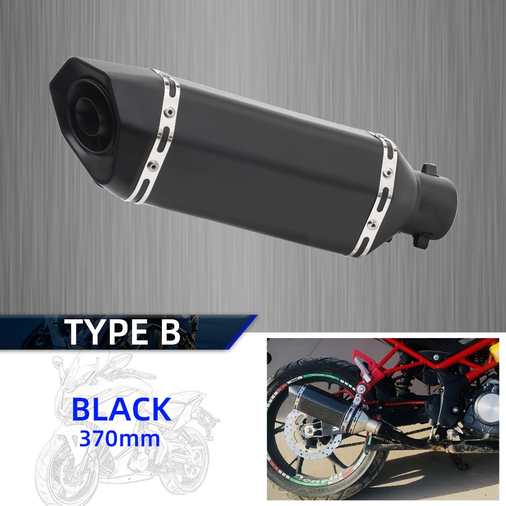 38-51MM Universal Exhaust motorcycle Escape Moto Muffler pipe DB killer ATV Scooter nmax duke 125 R3 pcx125 crf 230 gy6 kymco