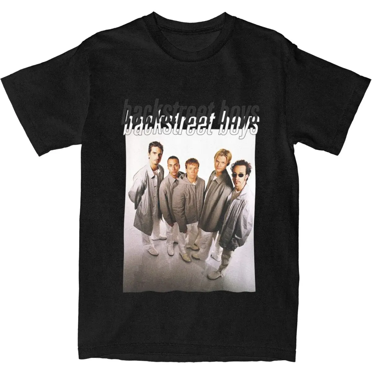 Backstreet Boys T Shirt nick howie brian kevin Hip Hop T Shirts Short Sleeve Streetwear Tops Beach Cotton Plus Size Top Tees