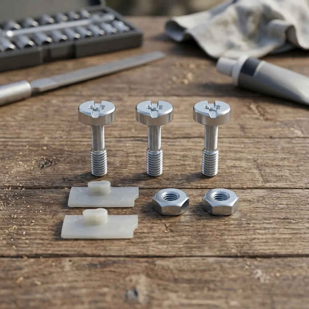 for chainsaw for top Cover Screw Set for Compatible with MS231 MS241 MS251 MS271 MS291 Including 3 Screws 2 Bar Nuts 2 Bumper